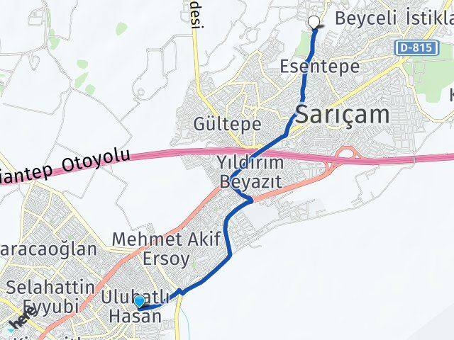 Ulubatlı Hasan Osmangazi Arası Kaç Km - Yol Tarifi