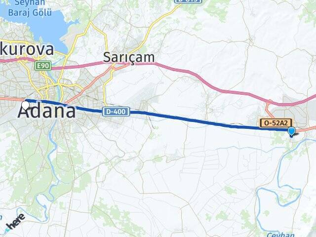 Yakapınar Adana Havalimanı Arası Kaç Km - Yol Tarifi