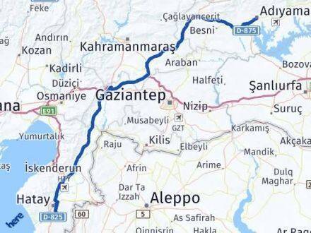Adıyaman Altınözü Arası Kaç Km - Yol Tarifi