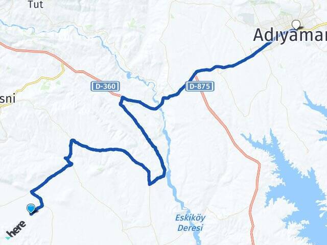 Levzin Adıyaman Otogarı Arası Kaç Km - Yol Tarifi