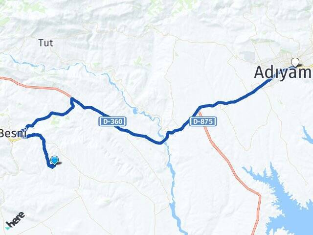 Yelbastı Adıyaman Otogarı Arası Kaç Km - Yol Tarifi