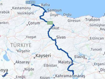 Adıyaman Dikmen Sinop Arası Kaç Km - Yol Haritası