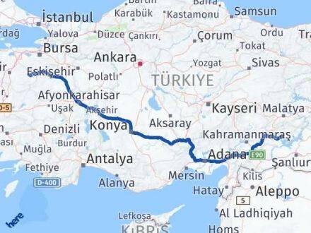 Adıyaman Dursunbey Balıkesir Arası Kaç Km - Yol Haritası