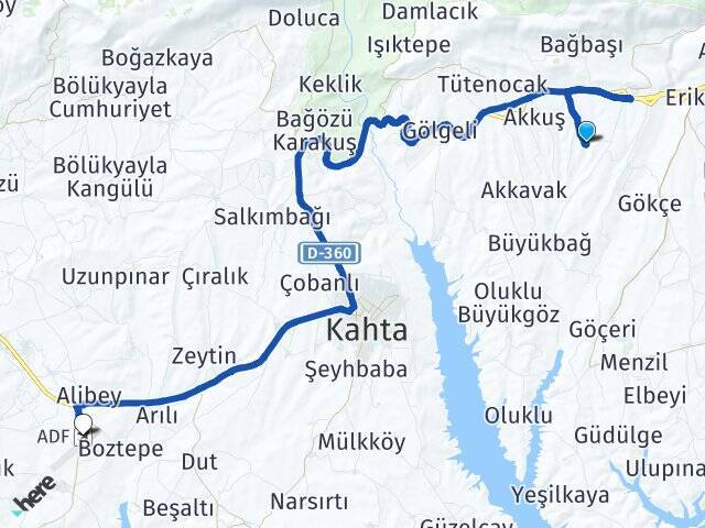 Narlıdere Adıyaman Havalimanı Arası Kaç Km - Yol Tarifi