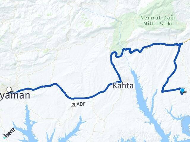 Tuğlu Adıyaman Otogarı Arası Kaç Km - Yol Tarifi