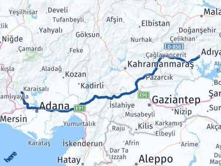 Adıyaman Karaisalı Arası Kaç Km - Yol Tarifi