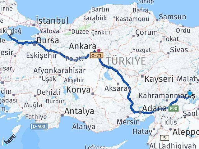 Adıyaman Marmara Balıkesir Arası Kaç Km - Yol Haritası