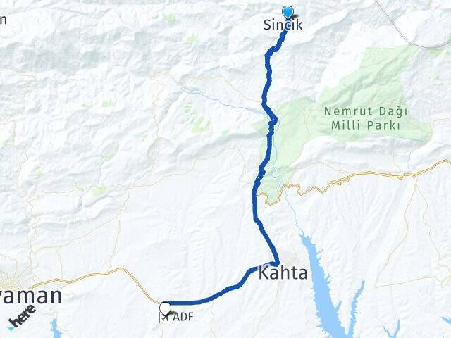 Mahmutoğlu Adıyaman Havalimanı Arası Kaç Km - Yol Tarifi