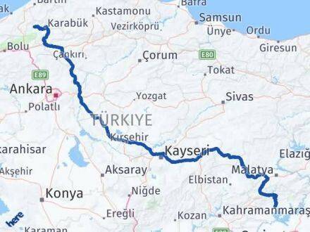 Adıyaman Yenice Arası Kaç Km - Yol Tarifi