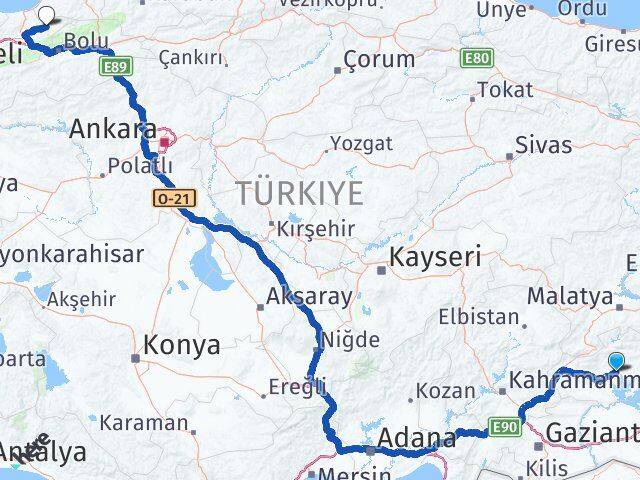 Adıyaman Yığılca Arası Kaç Km - Yol Tarifi