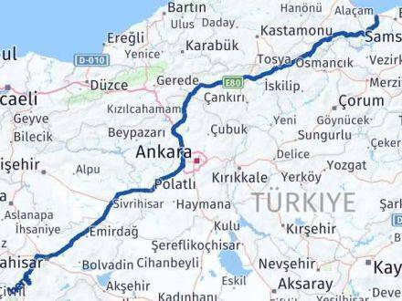 Afyonkarahisar Alaçam Arası Kaç Km - Yol Tarifi