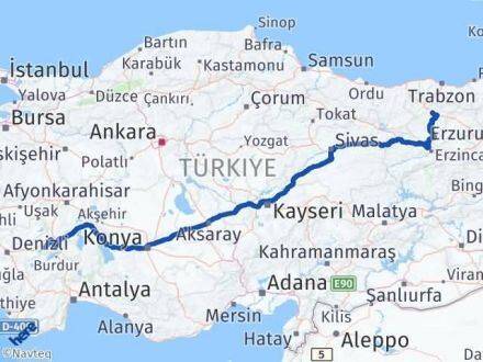 Afyonkarahisar Başmakçı Gümüşhane Arası Kaç Km - Yol Haritası