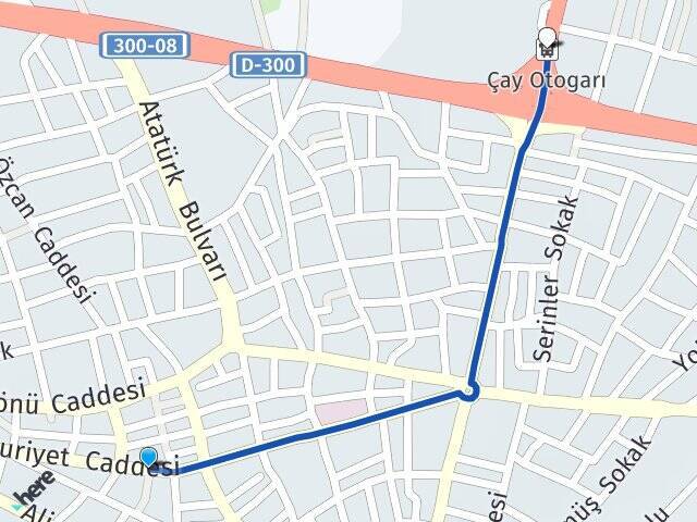 Çay Çay Otogarı Arası Kaç Km - Yol Tarifi
