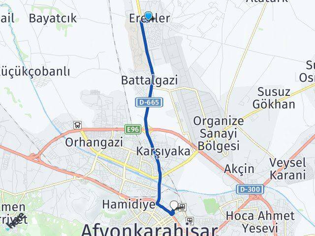 Erenler Ali Çetinkaya Arası Kaç Km - Yol Tarifi