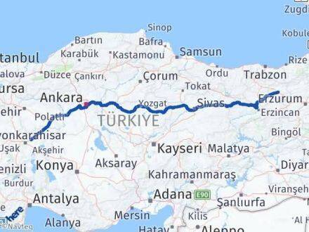 Afyonkarahisar İscehisar Bayburt Arası Kaç Km - Yol Haritası