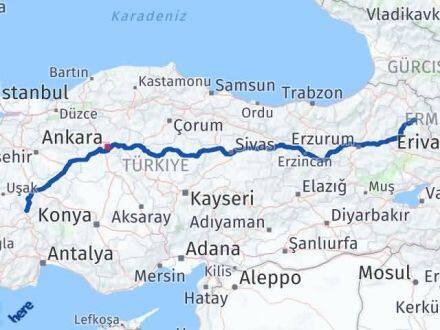 Afyonkarahisar Kızılören Kars Arası Kaç Km - Yol Haritası