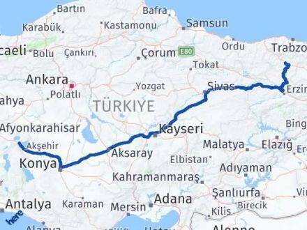 Afyonkarahisar Sultandağı Gümüşhane Arası Kaç Km - Yol Haritası