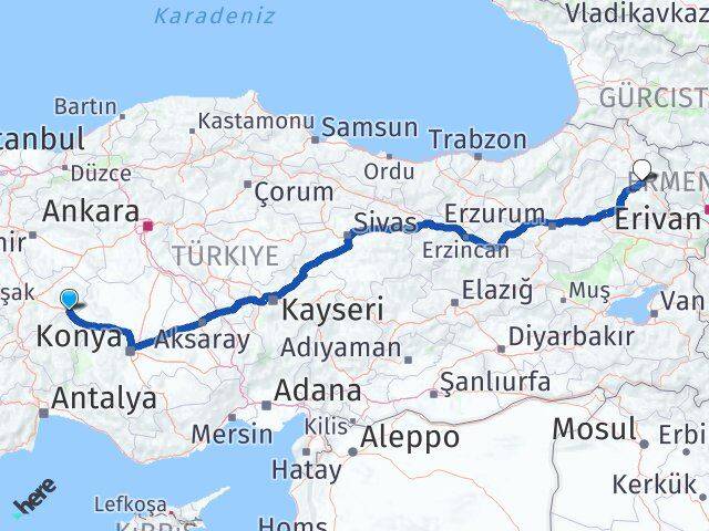 Afyonkarahisar Sultandağı Kars Arası Kaç Km - Yol Haritası