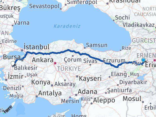 Akçay Balıkesir Arası Kaç Km - Yol Tarifi