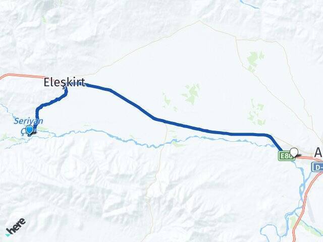 Salkımlı Ağrı Otogarı Arası Kaç Km - Yol Tarifi