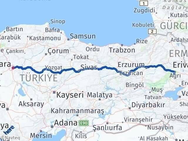 Hamur Ankara Arası Kaç Km - Yol Tarifi