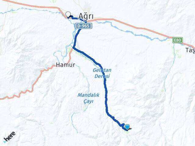 Kaçmaz Ağrı İbrahim Çeçen Üniversitesi Arası Kaç Km - Yol Tarifi
