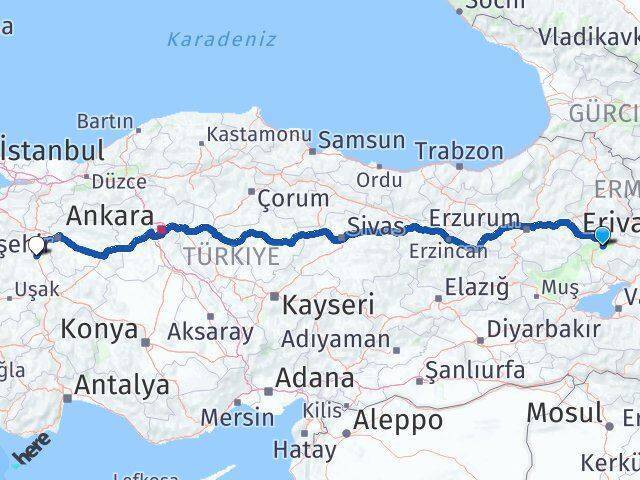 Hamur Kütahya Arası Kaç Km - Yol Tarifi