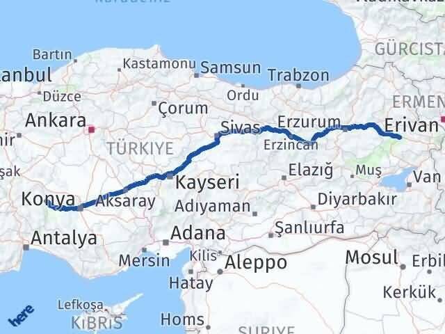 Ağrı Şarkikaraağaç Isparta Arası Kaç Km - Yol Haritası