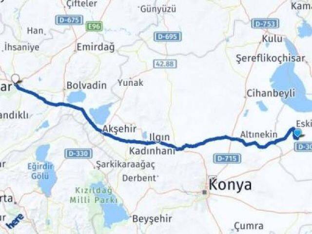 Büğet Afyonkarahisar Arası Kaç Km - Yol Tarifi