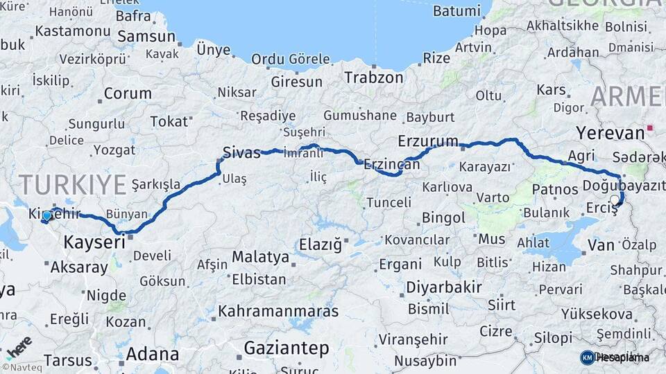 Devedamı Çaldıran Arası Kaç Km - Yol Tarifi