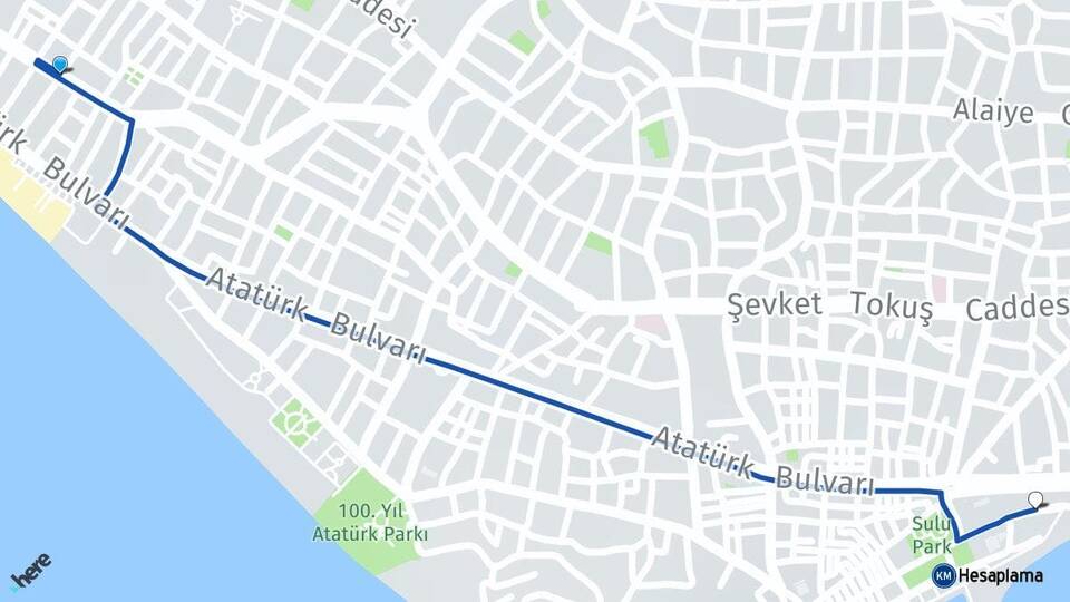 Alanya Otogarı Alanya Antalya Arası Kaç Km - Yol Haritası