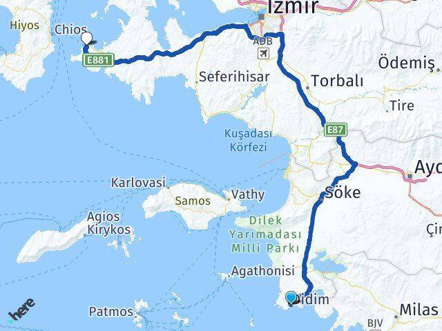 Altınkum Plajı Çeşme Arası Kaç Km - Yol Tarifi