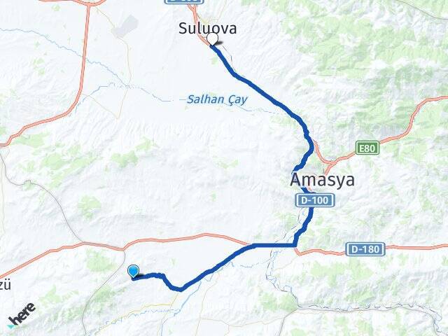 Gökdere Suluova Otogarı Arası Kaç Km - Yol Tarifi