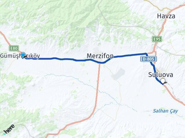 Adatepe Suluova Otogarı Arası Kaç Km - Yol Tarifi