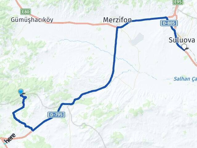 Güllüce Suluova Otogarı Arası Kaç Km - Yol Tarifi