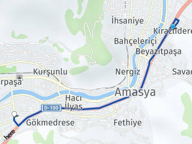 Kirazlıdere Hacılar Meydanı Arası Kaç Km - Yol Tarifi