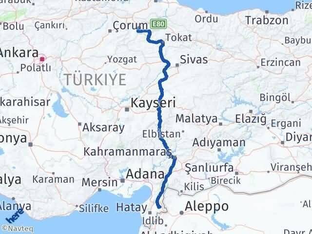 Amasya Kumlu Arası Kaç Km - Yol Tarifi