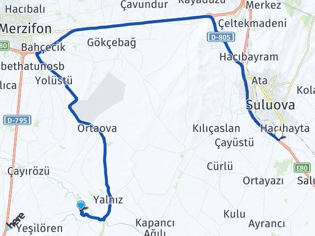 Yenice Suluova Otogarı Arası Kaç Km - Yol Tarifi