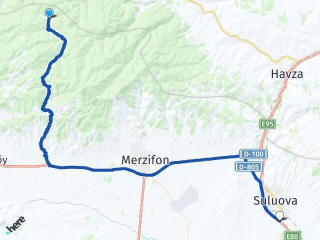 Yukarıbük Suluova Otogarı Arası Kaç Km - Yol Tarifi