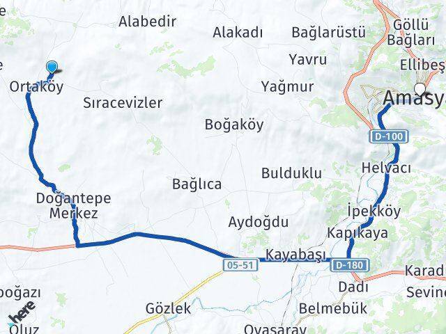 Soma Amasya Arası Kaç Km - Yol Tarifi