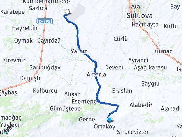 Soma Merzifon Havalimanı Arası Kaç Km - Yol Tarifi