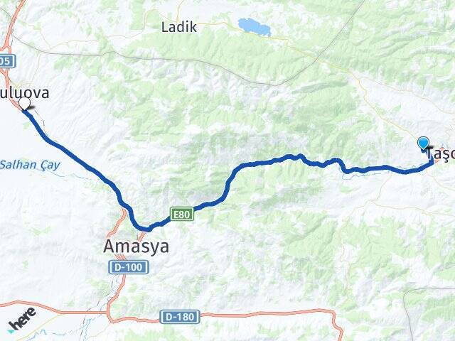 Çaydibi Suluova Otogarı Arası Kaç Km - Yol Tarifi