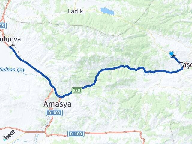 Mercimekköy Suluova Otogarı Arası Kaç Km - Yol Tarifi