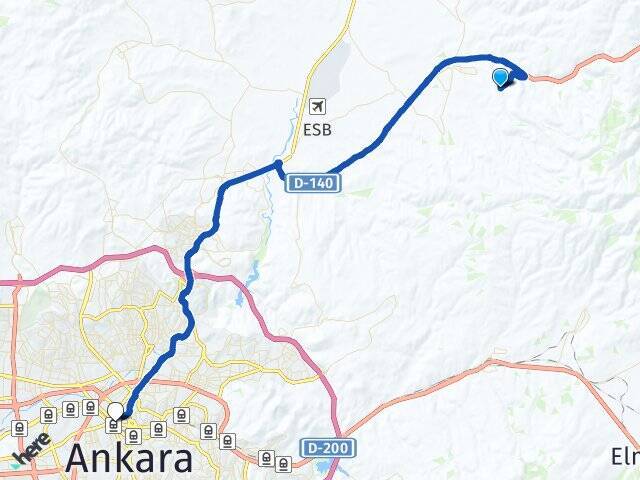 Kızık Ankara Tren Garı Arası Kaç Km - Yol Tarifi