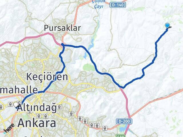 Aydıncık Gazi Üniversitesi Arası Kaç Km - Yol Tarifi