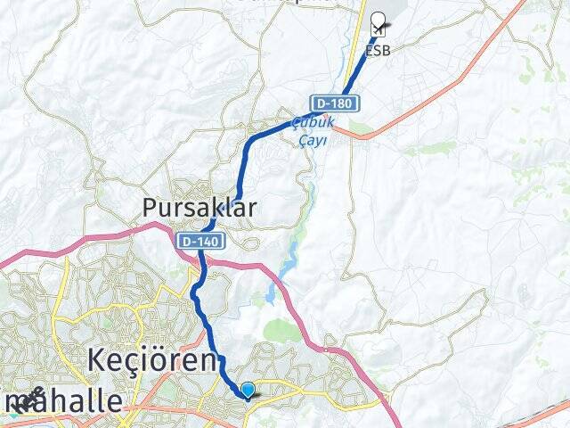 Battalgazi Esenboğa Havalimanı Arası Kaç Km - Yol Tarifi