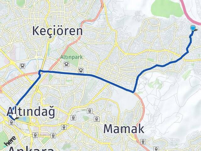 Beşikkaya Ankara Tren Garı Arası Kaç Km - Yol Tarifi