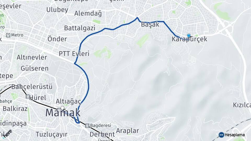 Karapürçek Mamak Arası Kaç Km - Yol Tarifi