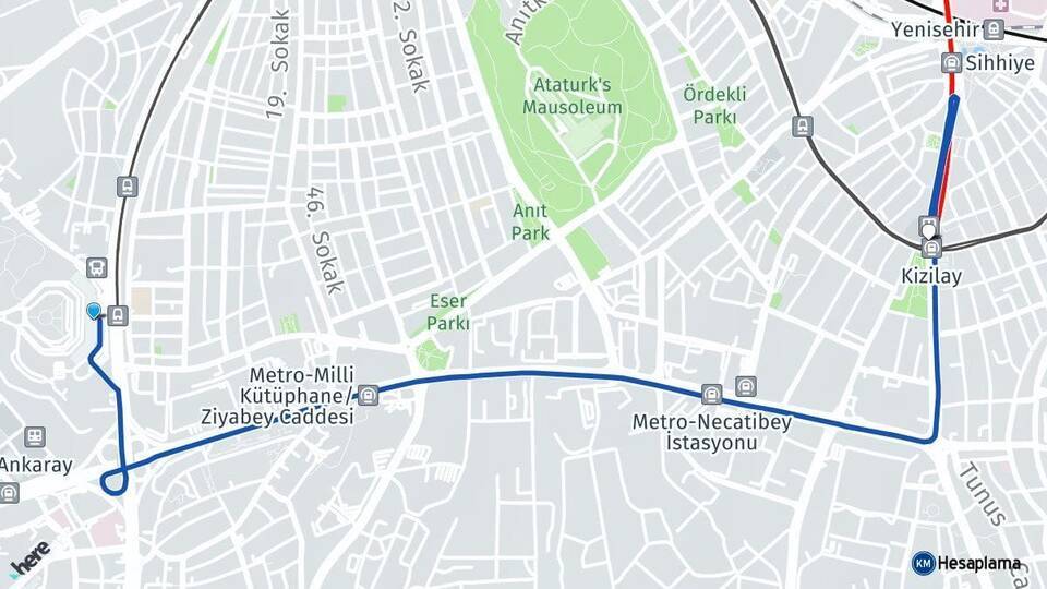 Ankara AŞTİ Otogarı Ankara Arası Kaç Km - Yol Tarifi
