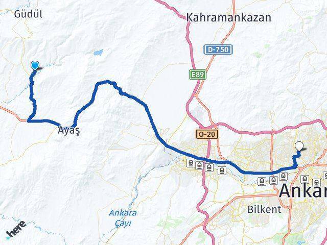İlhanköy Etlik Arası Kaç Km - Yol Tarifi